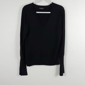 Banana Republic Cashmere Black V Neck Sweater